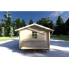 Casita de madera LUNA 5x3, 40mm, lado derecho