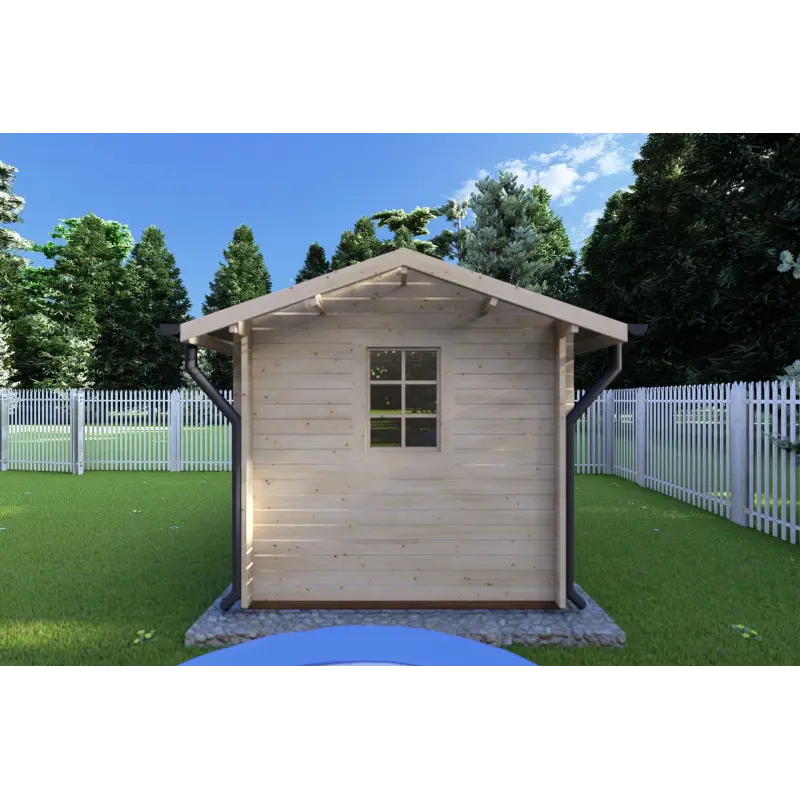 Casa de madera para jardín BETTA 4x2.5, 40mm, lado derecho