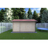Casa de madera para jardín BETTA 4x2.5, 40mm, vista frontal