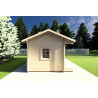Casita de madera ROSA 5x3.5, 40mm, lado izquierdo