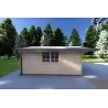 Casa de madera para jardín ARIANNA 4x5, 40mm, lado izquierdo