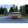 Casita de madera AUDREY 4x4, 40mm, lado derecho