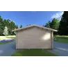 Casita de madera AUDREY 4x4, 40mm, parte trasera