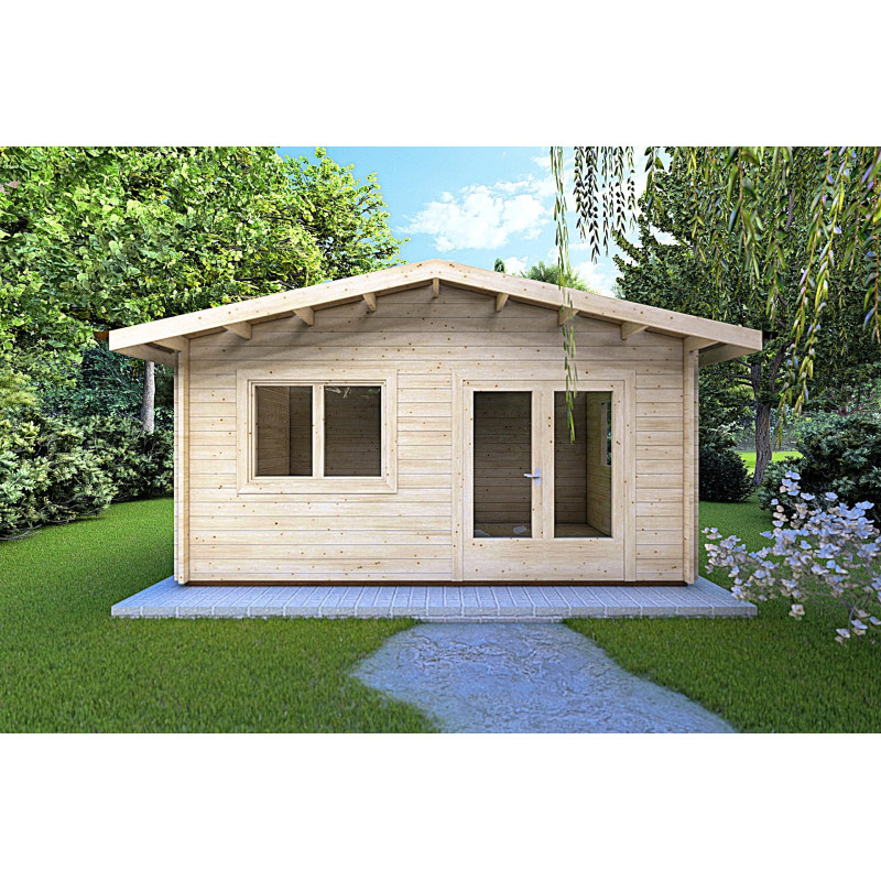 Caseta de madera 6x3, 44mm, vista frontal