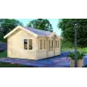 Casa de madera para jardín GRACE 5.5x4, 44mm, lado izquierdo