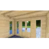Casita de madera GABRIELLA 3x4, 44mm, interior