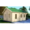Casa de madera para jardín GIORGIA 4.5x6, 44mm, lado izquierdo