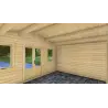 Casita de madera CLARISSA 4x5, 44mm, interior