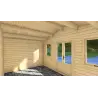 Caseta de jardín KATE 3x5, 44mm, interior