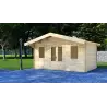 Caseta de jardín KATE 3x5, 44mm, vista frontal