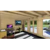 Casita de madera ILENIA 5x3.5, 44mm, interior