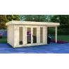 Casita de madera GWEN 5x3, 44mm, lado izquierdo