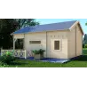 Casa de madera moderna SAMANTHA 6x8, 44mm, lado derecho