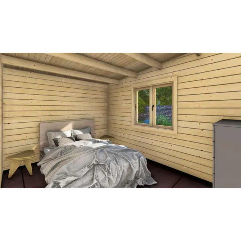 Oficina de jardín ELETTRA 10.5x6, 44mm, interior dormitorio principal A
