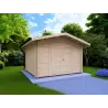 Casita de madera en entrega inmediata 4x3, 44mm, frente lado izquierdo