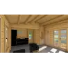 Oficina de jardín CHANTAL 10x6, 68mm, interior A