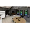 Casa de madera moderna VENERE 11x6, 68mm, interior A