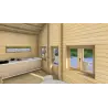 Casa aislada VANESSA 8x6, 44/100/44mm, interior cocina