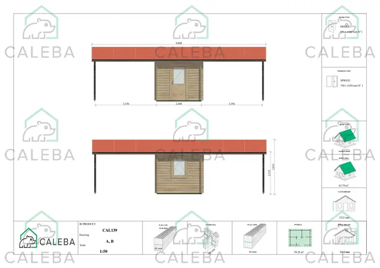 Cochera doble con trastero 58 m², lados A/B