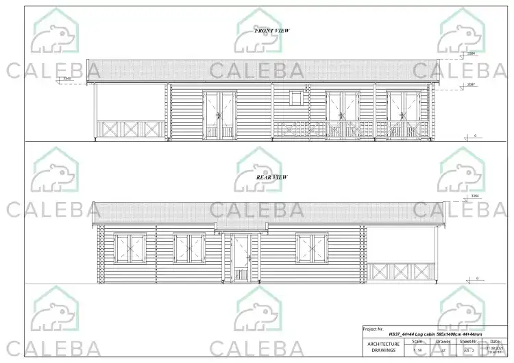 Casa aislada SHANA 85 m², lados B/C
