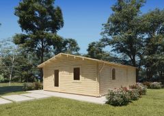Casa aislada de madera DALIA 6x8, 48 m²