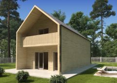 Casa aislada de madera PENELOPE, 98 m²