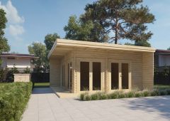 Casa de madera FLAMINIA 6x6 m, 36 m² 