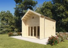 Casa de madera ELODIE 4x6 m, 24 m² 