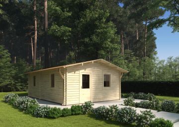 Casa de madera aislada DALIA 5x7, 35 m²