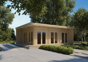 Casa de madera FLAMINIA 8x6, 48 m²
