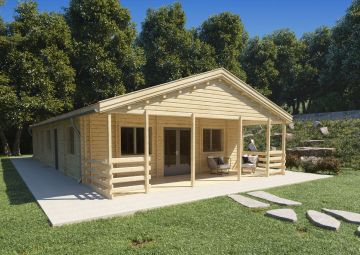 Casa habitable de madera estilo tradicional SOFIA 
