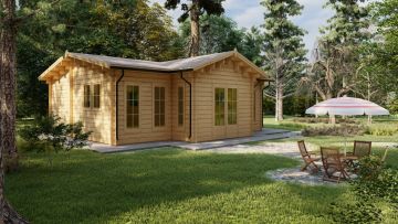 Casa de madera NOEMI 10x6, 60 m²
